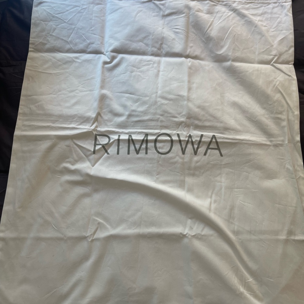 Rimowa White Drawstring luggage Storage Dustbag - Large